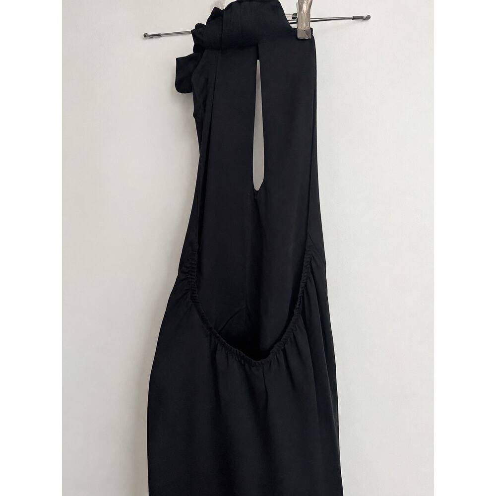 VICI x Hayley 2021 Limited Edition Black Halter  Maxi Dress M Dark Feminine - Picture 4 of 9